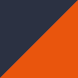 Navy/Fluorescent orange